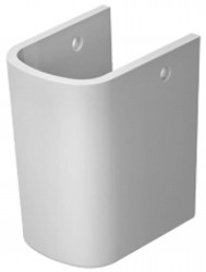 DURAVIT - DuraStyle Polostĺp, biely – polostĺp, s WonderGliss (08583100001)