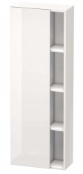 DURAVIT - DuraStyle Skrinka vysoká 140x50x24 cm, ľavá, lesklá biela (DS1238L2222)