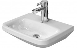 DURAVIT - DuraStyle Umývadielko 45x34 cm, s 1 otvorom na batériu, s WonderGliss, biela (07084500001)