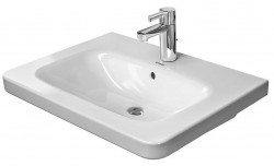 DURAVIT - DuraStyle Umývadlo, 65x48 cm, s prepadom, s otvorom na batériu, biela (2320650000)
