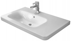 DURAVIT - DuraStyle Umývadlo, 80x48 cm, s prepadom, s otvorom na batériu, biela (2325800000)