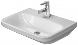 DURAVIT - DuraStyle Umývadlo Med, 60x44 cm, bez otvoru na batériu, s WonderGliss, biela (23246000701)