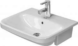 DURAVIT - DuraStyle Umývadlo nábytkové 55x46 cm, s 1 otvorom na batériu, biela (0375550000)