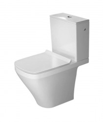 DURAVIT - DuraStyle WC kombi misa, zadný odpad, s WonderGliss, biela (21620900001)