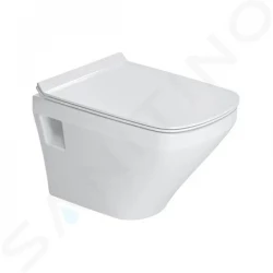 DURAVIT - DuraStyle Závesné WC, doska SoftClose, Rimless, alpská biela (45710900A1)