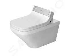 DURAVIT - DuraStyle Závesné WC pre SensoWash, Rimless, s HygieneGlaze, alpská biela (2542592000)