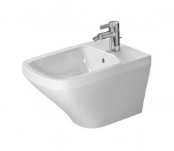 DURAVIT - DuraStyle Závesný bidet, 370x540 mm, otvor na batériu, biela (2287150000)