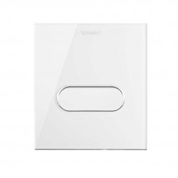 DURAVIT - DuraSystem Ovládanie splachovania pisoáru, biele sklo (WD5005012000)