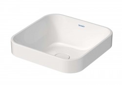 DURAVIT - Happy D.2 Plus Umývadlová misa zápustná 40x40 cm, alpská biela (2359400000)