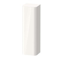 DURAVIT - Happy D.2 Plus Vysoká skrinka, 134x40x36 cm, pánty vľavo, biela vysoký lesk (HP1261L2222)