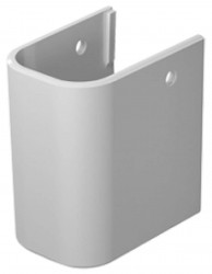 DURAVIT - Happy D.2 Polostĺp, biely – polostĺp, s WonderGliss (08583200001)