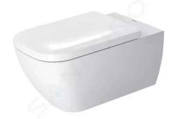 DURAVIT - Happy D.2 Závesné WC, Rimless, s HygieneGlaze, biela (2550092000)