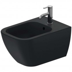 DURAVIT - Happy D.2 Závesný bidet, 365x540 mm, otvor na batériu, antracit mat (2258151300)