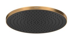 DURAVIT - Hlavová sprcha, priemer 23 cm, MinusFlow, kefovaný bronz (UV0662017004)