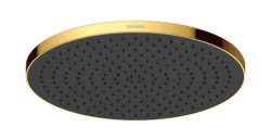 DURAVIT - Hlavová sprcha, priemer 23 cm, MinusFlow, zlatá (UV0662017034)