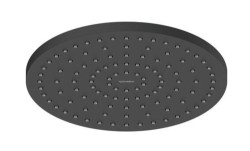 DURAVIT - Hlavová sprcha, priemer 25 cm, MinusFlow, matná čierna (UV0662018046)