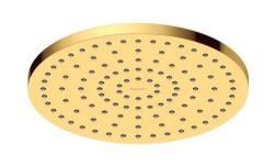 DURAVIT - Hlavová sprcha, priemer 25 cm, MinusFlow, zlatá (UV0662018034)