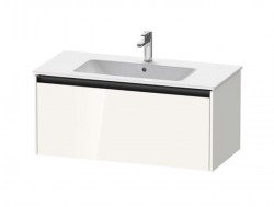 DURAVIT - Ketho.2 Umývadlová skrinka, 44x101x48 cm, 1 zásuvka, lesklá biela (K25064022220000)