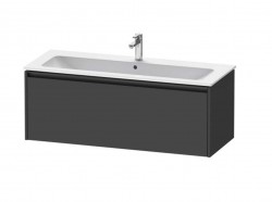 DURAVIT - Ketho.2 Umývadlová skrinka, 44x121x48 cm, 1 zásuvka, grafit mat (K25065049490000)