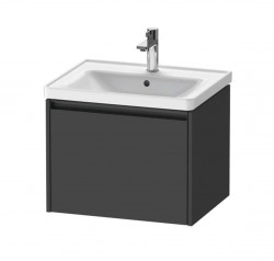 DURAVIT - Ketho.2 Umývadlová skrinka, 44x58x46 cm, 1 zásuvka, grafit mat (K25081049490000)