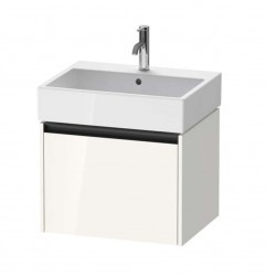 DURAVIT - Ketho.2 Umývadlová skrinka, 44x58x46 cm, 1 zásuvka, lesklá biela (K25075022220000)