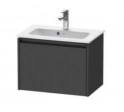 DURAVIT - Ketho.2 Umývadlová skrinka, 44x61x39 cm, 1 zásuvka, grafit mat (K25055049490000)