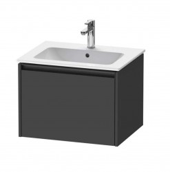 DURAVIT - Ketho.2 Umývadlová skrinka, 44x61x48 cm, 1 zásuvka, grafit mat (K25062049490000)