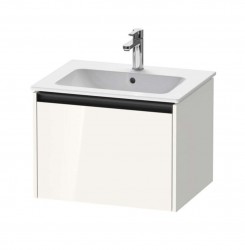 DURAVIT - Ketho.2 Umývadlová skrinka, 44x61x48 cm, 1 zásuvka, lesklá biela (K25062022220000)