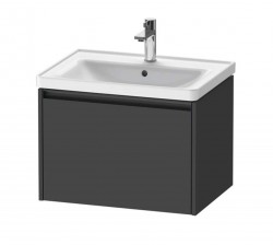 DURAVIT - Ketho.2 Umývadlová skrinka, 44x63x46 cm, 1 zásuvka, grafit mat (K25082049490000)