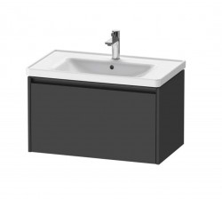 DURAVIT - Ketho.2 Umývadlová skrinka, 44x78x46 cm, 1 zásuvka, grafit mat (K25083049490000)