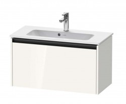 DURAVIT - Ketho.2 Umývadlová skrinka, 44x81x39 cm, 1 zásuvka, lesklá biela (K25056022220000)