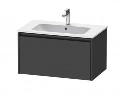 DURAVIT - Ketho.2 Umývadlová skrinka, 44x81x48 cm, 1 zásuvka, grafit mat (K25063049490000)