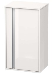 DURAVIT - Ketho Skrinka vysoká 88x50x36 cm, pravá, lesklá biela (KT1266R2222)