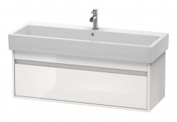 DURAVIT - Ketho Umývadlová skrinka 41x115x44 cm, 1 zásuvka, lesklá biela (KT668902222)