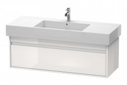 DURAVIT - Ketho Umývadlová skrinka 41x120x46 cm, 1 zásuvka, lesklá biela (KT669202222)