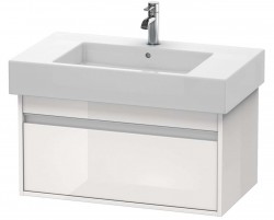 DURAVIT - Ketho Umývadlová skrinka 41x80x46 cm, 1 zásuvka, lesklá biela (KT669002222)