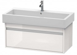 DURAVIT - Ketho Umývadlová skrinka 41x95x44 cm, 1 zásuvka, lesklá biela (KT668802222)