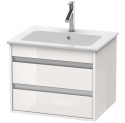 DURAVIT - Ketho Umývadlová skrinka 48x60x48 cm, 1 zásuvka, lesklá biela (KT642802222)