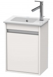 DURAVIT - Ketho Umývadlová skrinka 55x40x29 cm, ľavá, lesklá biela (KT6417L2222)