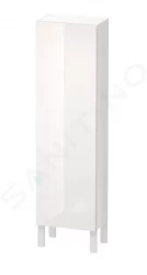DURAVIT - L-Cube Skrinka vysoká 1320x400x243 mm, ľavá, lesklá biela (LC1168L2222)