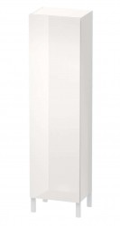 DURAVIT - L-Cube Skrinka vysoká 176x50x36 cm, pravá, lesklá biela (LC1181R2222)