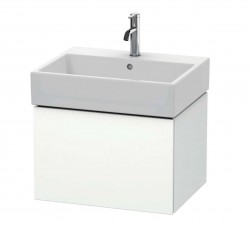 DURAVIT - L-Cube Umyvadlová skříňka 39x58x46 cm, 1 zásuvka, matná bílá (LC617501818)