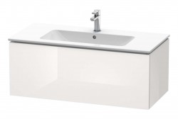 DURAVIT - L-Cube Umývadlová skrinka 40x102x48 cm, 1 zásuvka, lesklá biela (LC614202222)