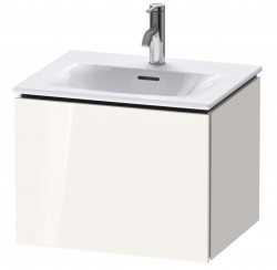DURAVIT - L-Cube Umývadlová skrinka 40x52x42 cm, 1 zásuvka, lesklá biela (LC613402222)