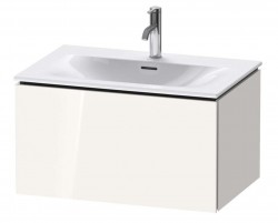 DURAVIT - L-Cube Umývadlová skrinka 40x72x48 cm, 1 zásuvka, lesklá biela (LC613602222)
