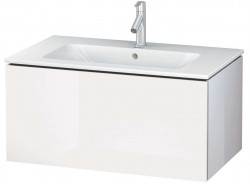 DURAVIT - L-Cube Umývadlová skrinka 40x82x48 cm, 1 zásuvka, lesklá biela (LC614102222)
