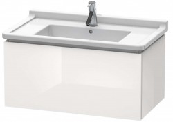 DURAVIT - L-Cube Umývadlová skrinka 41x82x47 cm, 1 zásuvka, lesklá biela (LC616502222)