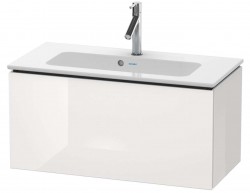 DURAVIT - L-Cube Umývadlová skrinka Compact, 40x82x39 cm, 1 zásuvka, lesklá biela (LC615702222)