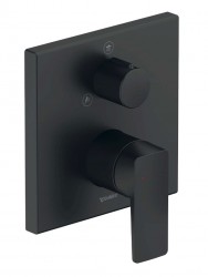 DURAVIT - Manhattan Batéria pod omietku, na 2 spotrebiče, matná čierna (MH4210012046)