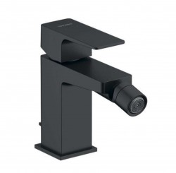 DURAVIT - Manhattan Bidetová batéria s výpusťou, matná čierna (MH2400001046)